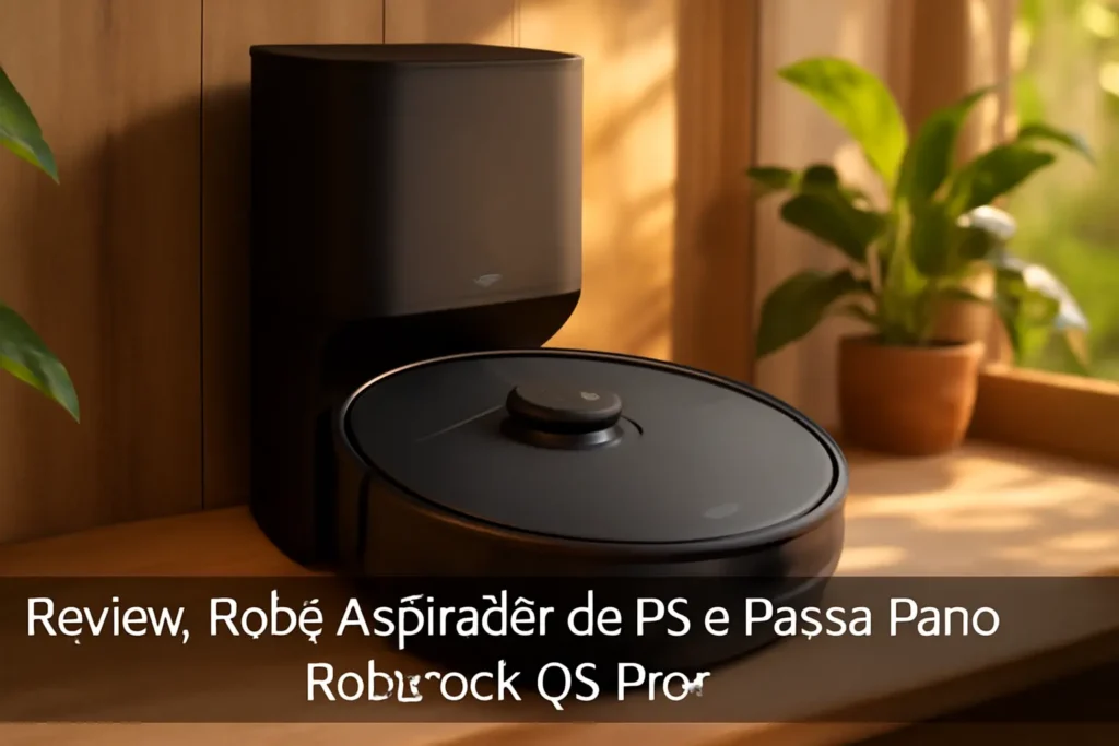 Robô Aspirador de Pó e Passa Pano Roborock Q5 Pro+
