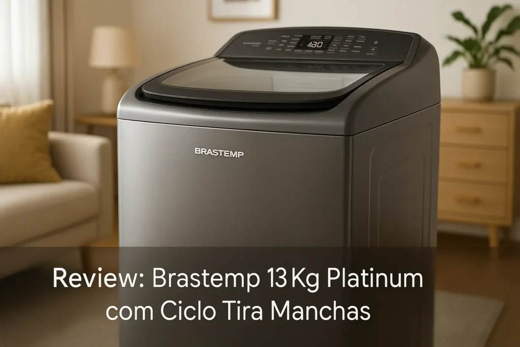 Brastemp 13Kg Platinum com Ciclo Tira Manchas