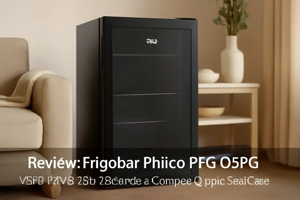 Frigobar Philco PFG105PG Vidro Duplo 85L: Eficiente e Compacto para Sua Casa