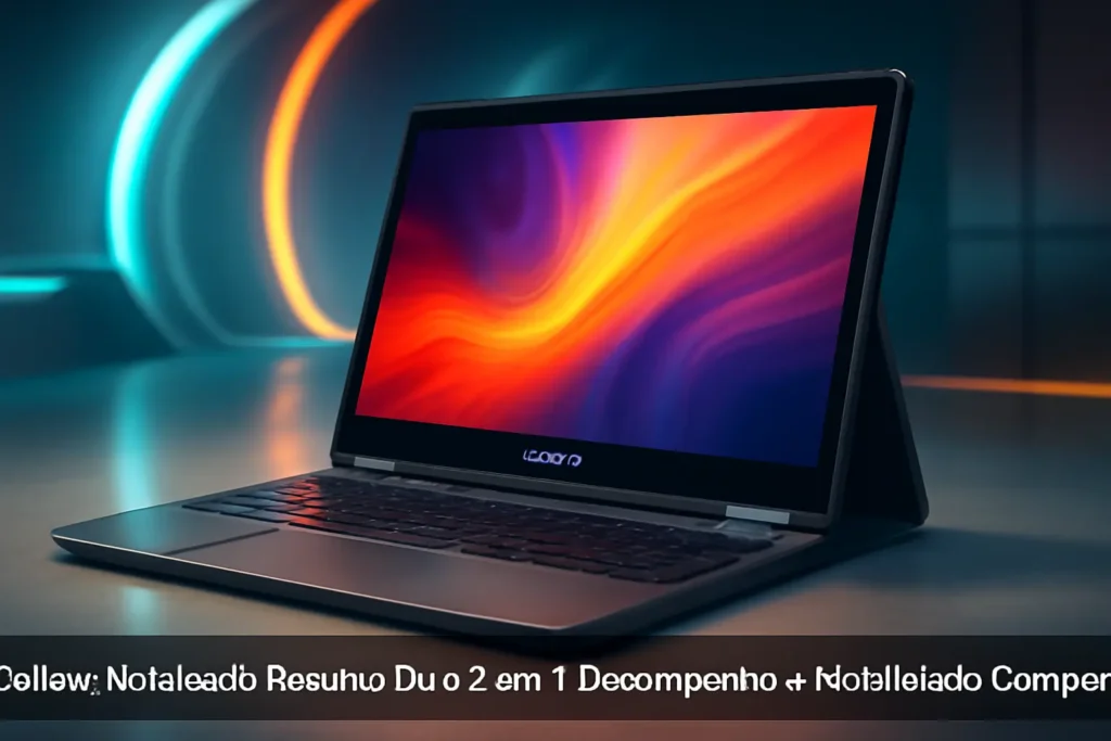 Notebook Positivo Duo 2 em 1: Desempenho e Mobilidade Compacta