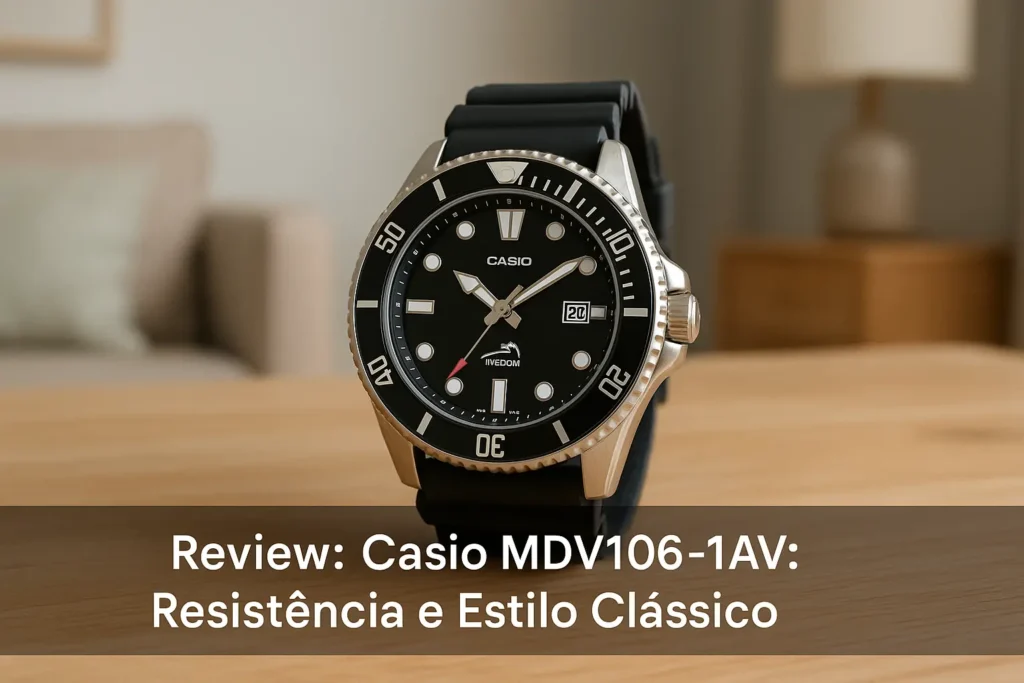 Casio MDV106-1AV: Resistência e Estilo Clássico