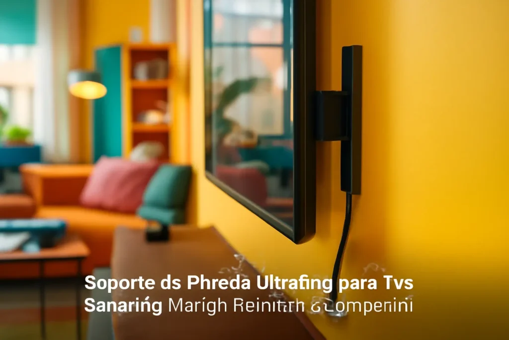 Suporte de Parede Ultrafino para TVs Samsung: Design, Robustez e Compatibilidade