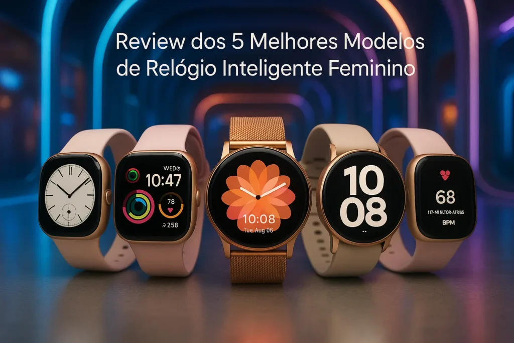 5 Melhores Modelos de Relogio Inteligente Feminino
