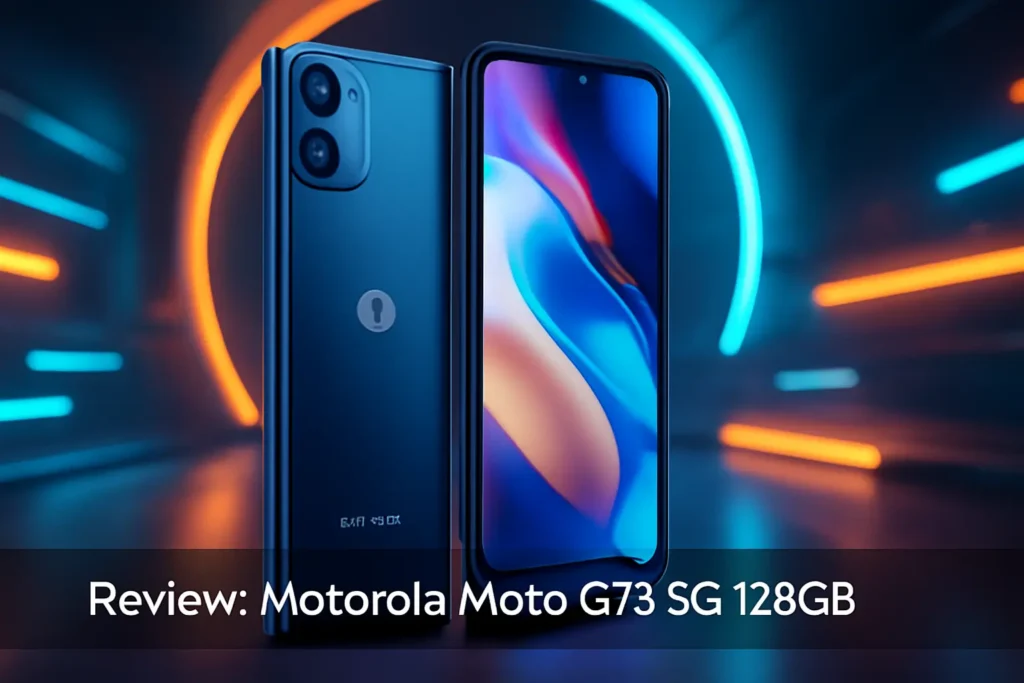 Smartphone Motorola Moto G73 5G 128GB - Azul, RAM 8GB, Câmera 50MP