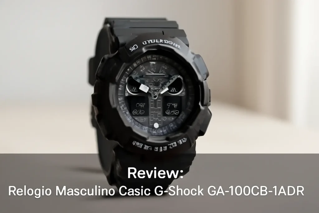 Relógio Masculino Casio Shock GA-100CB-1ADR: Resistente, Estiloso e Versátil