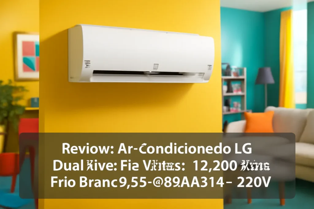 Ar-condicionado LG Dual Inverter Voice + IA 9000 Btus Frio Branco S3-Q09AA31A - 220V