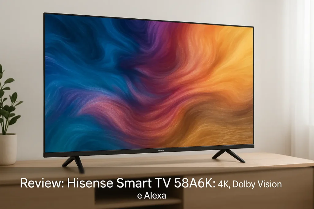Hisense Smart TV 58A6K: 4K, Dolby Vision e Alexa