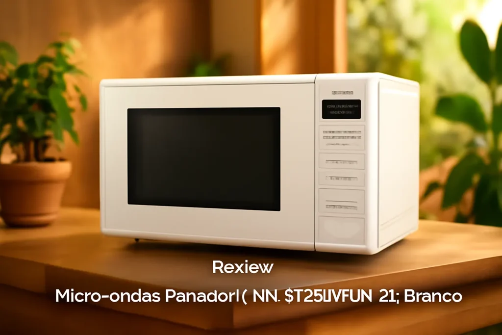 Micro-ondas Panasonic NN-ST25LWRUN 21L Branco: Praticidade e Inovação para Sua Cozinha