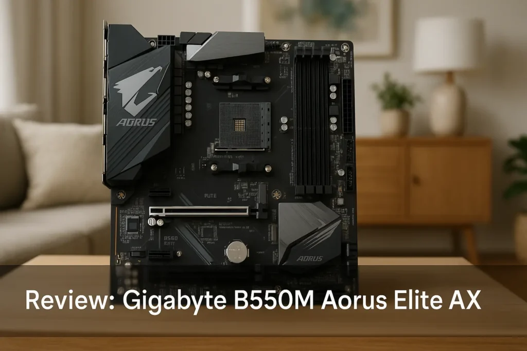 Gigabyte B550M Aorus Elite AX com Wi-Fi e Bluetooth