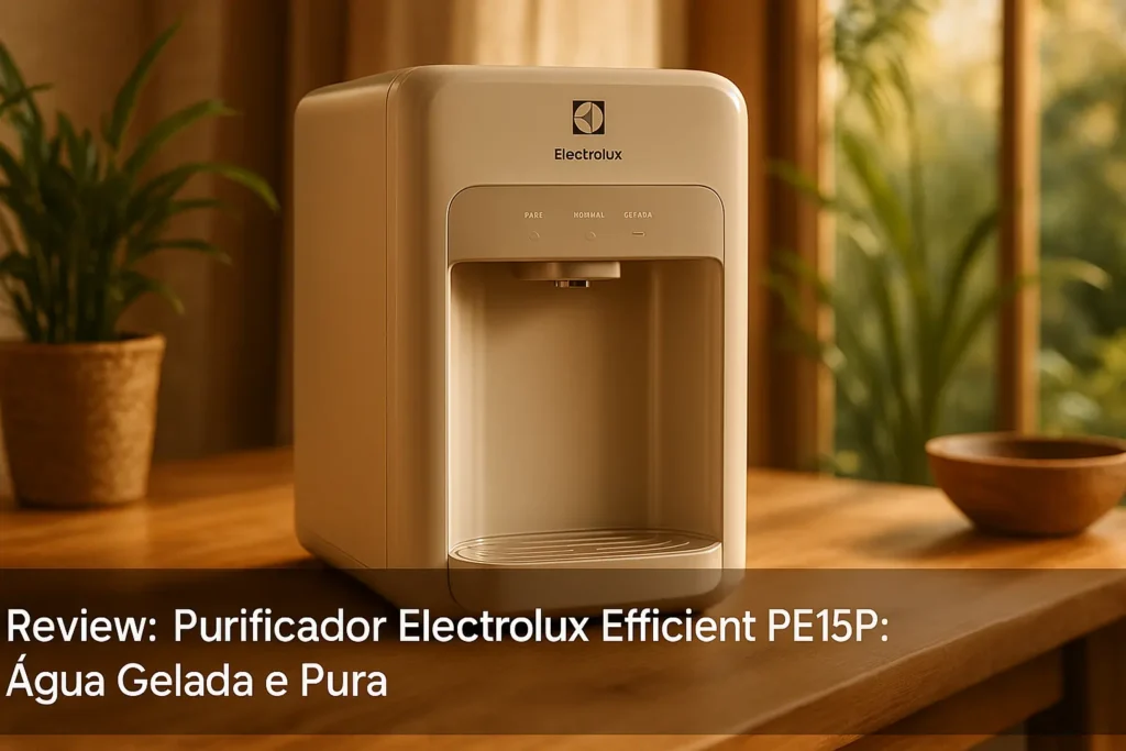 Purificador Electrolux Efficient PE15P: Água Gelada e Pura