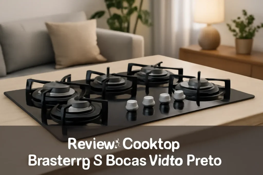 Cooktop Brastemp 5 Bocas Vidro Preto: Potência e Estilo na Sua Cozinha