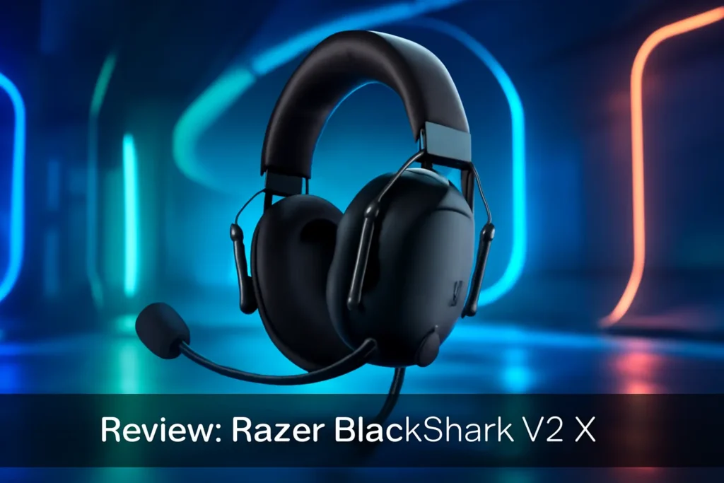 Razer Fone de Ouvido BlackShark V2 X: Som Surround 7.1 e Drivers de 50mm