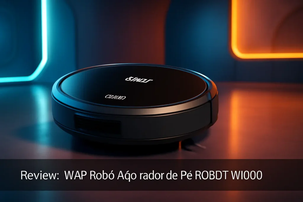WAP Robô Aspirador de Pó ROBOT W1000: Eficiência e Praticidade para Sua Casa