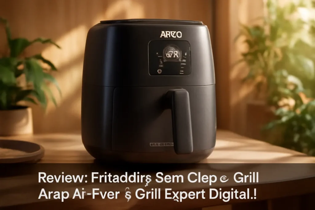 Fritadeira Sem Óleo e Grill Arno Airfryer & Grill Expert Digital 4,2L