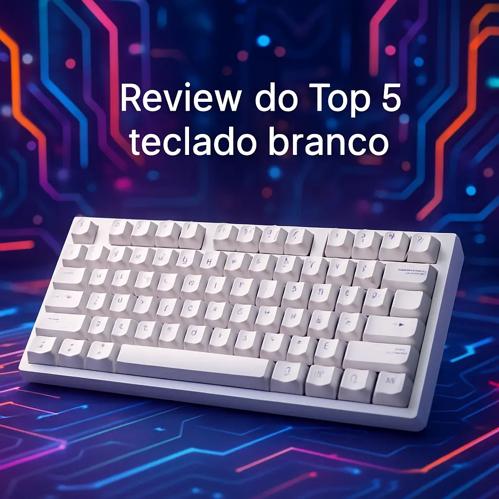 Top 5 teclado branco