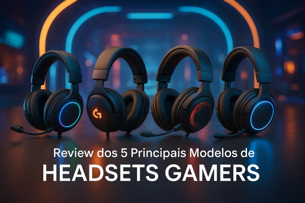 Os 5 Principais Modelos de headsets gamers