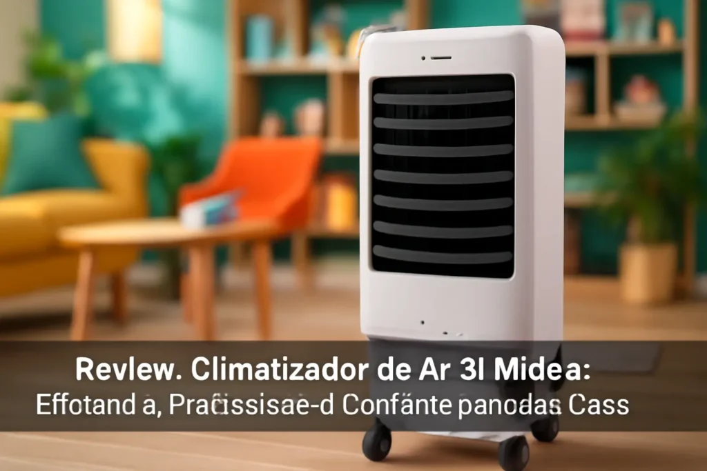 Climatizador de Ar 5L Midea: Eficiência, Praticidade e Conforto para sua Casa