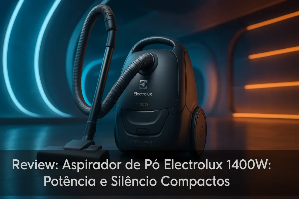 Aspirador de Pó Electrolux 1400W: Potência e Silêncio Compactos