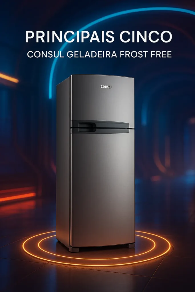 Principais Cinco Consul geladeira frost free