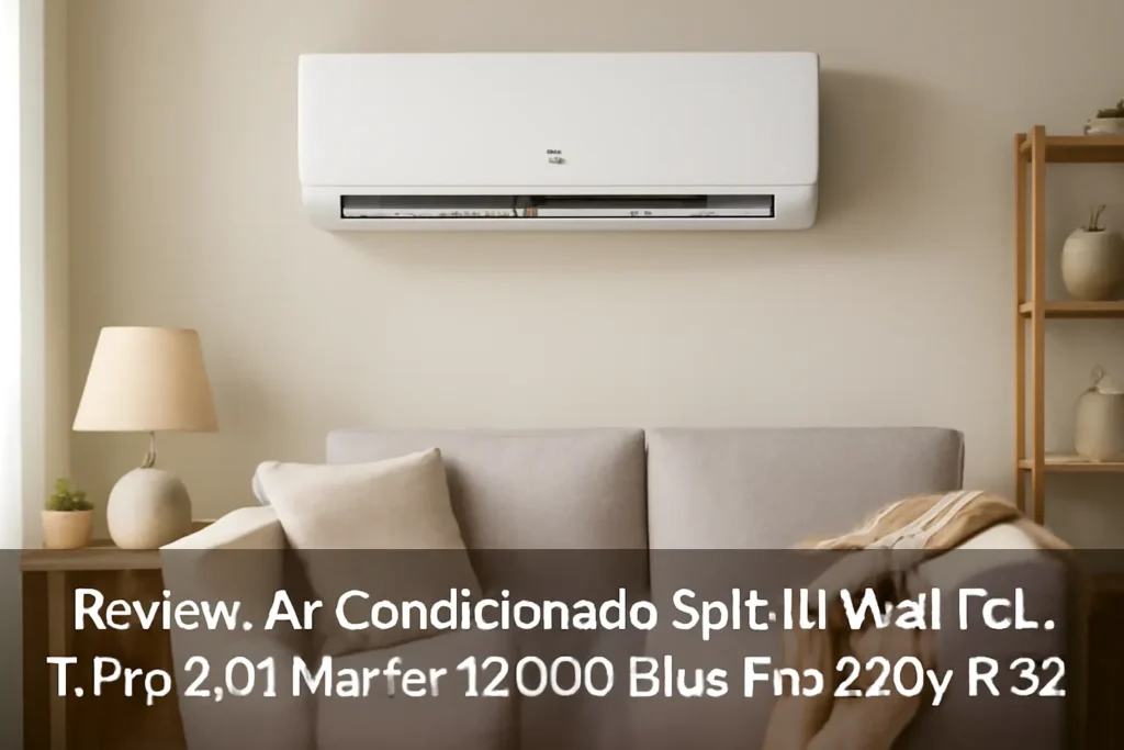 Ar Condicionado Split Hi Wall TCL T-Pro 2.0 Inverter 12.000 Btus Frio 220v R-32