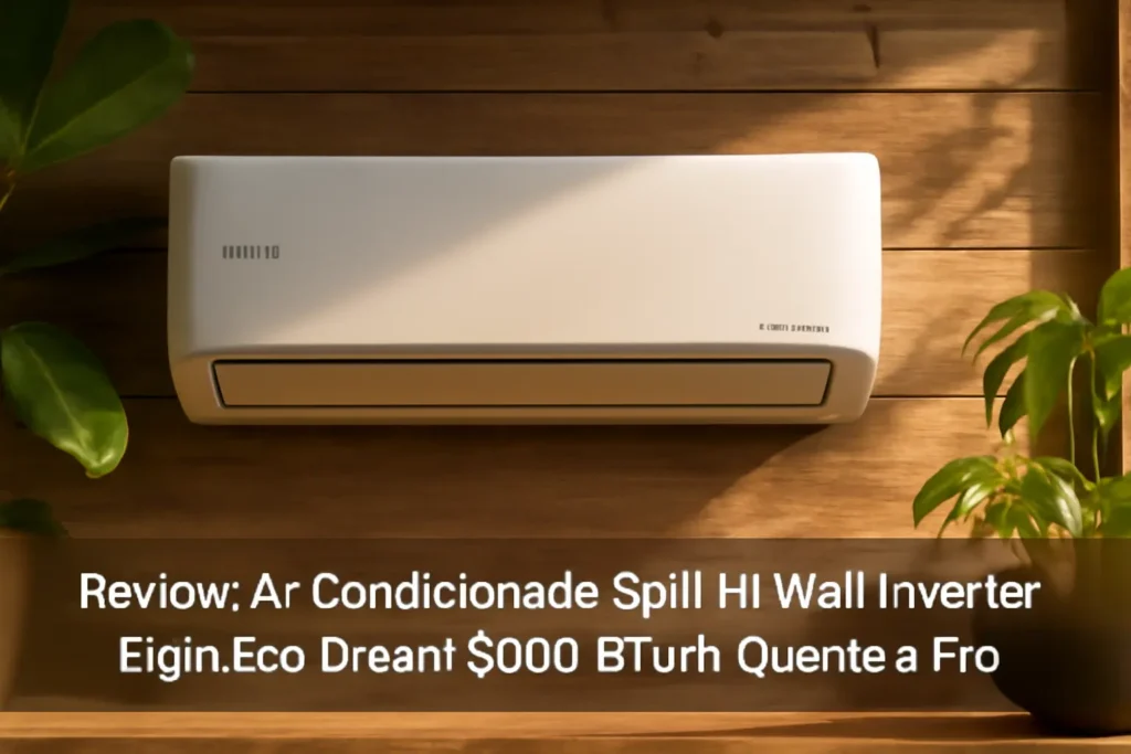 Ar Condicionado Split Hi Wall Inverter Elgin Eco Dream 9000 BTU/h Quente e Frio 45HIQI09C2WA
