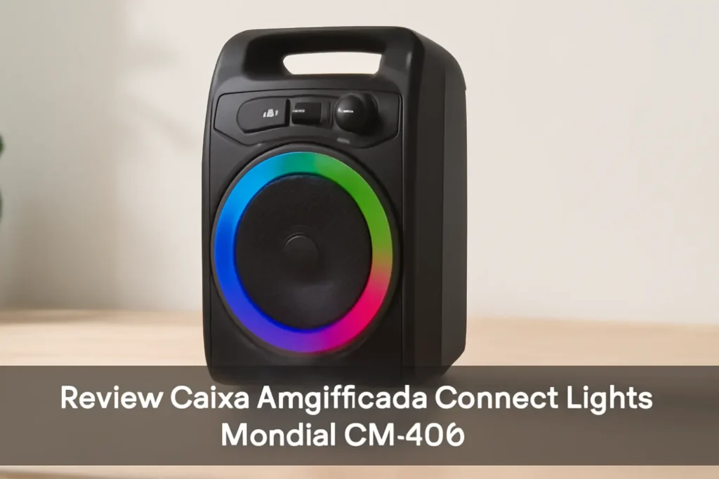 Caixa Amplificada Connect Lights Mondial CM-400: Potência e Conectividade