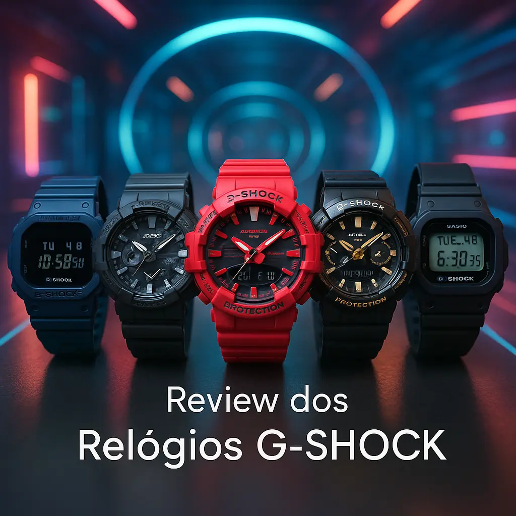 Cinco Principais Modelos de Relogio G-Shock