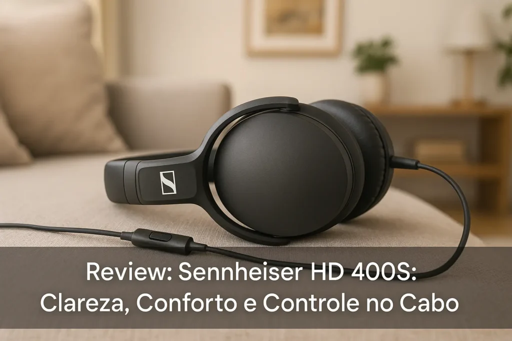 Sennheiser HD 400S: Clareza, Conforto e Controle no Cabo