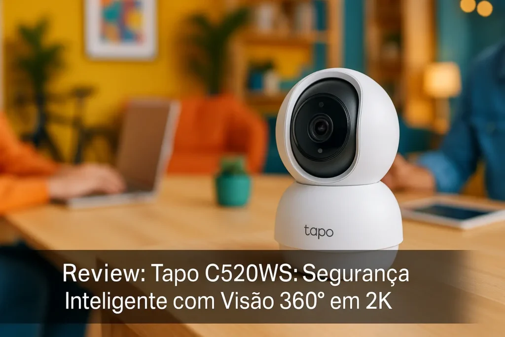 Tapo C520WS: Segurança Inteligente com Visão 360º em 2K