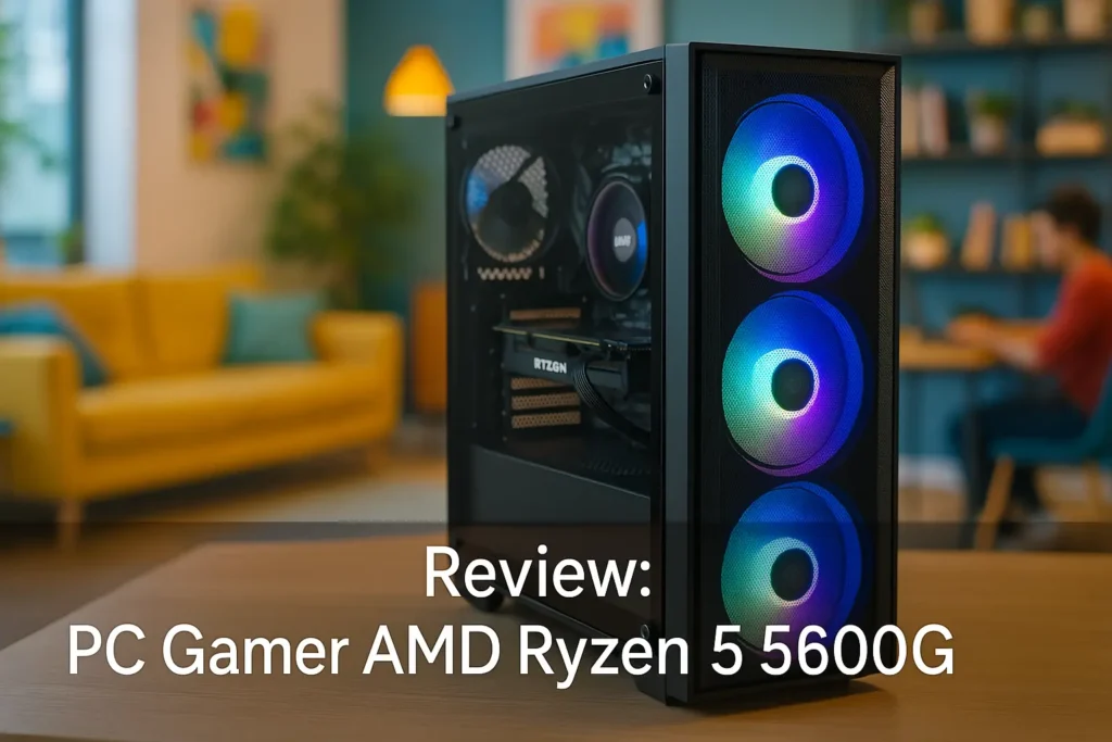 PC Gamer AMD Ryzen 5 5600G: Desempenho Integrado com Estilo