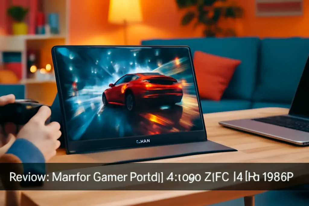 Monitor Gamer Portátil Arzopa Z1FC 144Hz 1080P