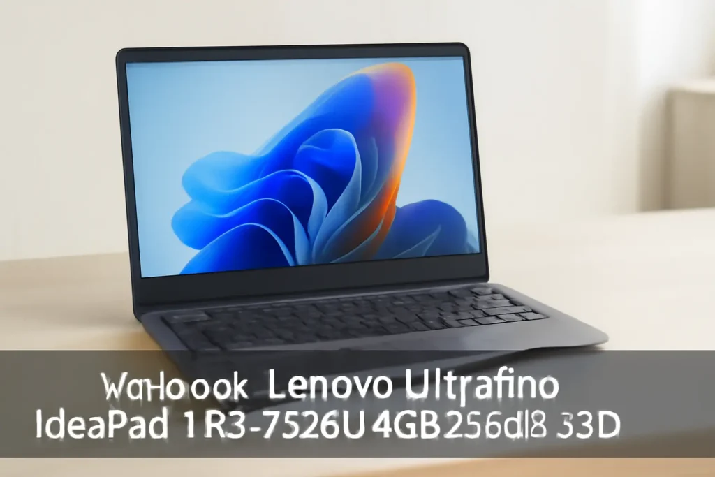 Notebook Lenovo Ultrafino IdeaPad 1 R3-7320U 4GB 256GB SSD