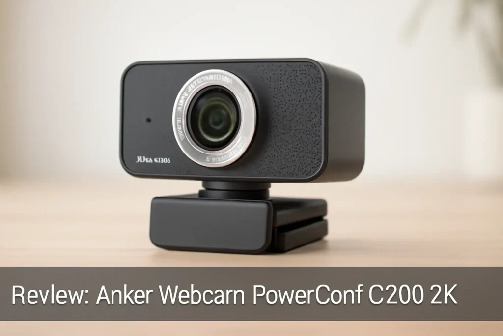 Anker Webcam PowerConf C200 2K: Alta Qualidade para Suas Chamadas