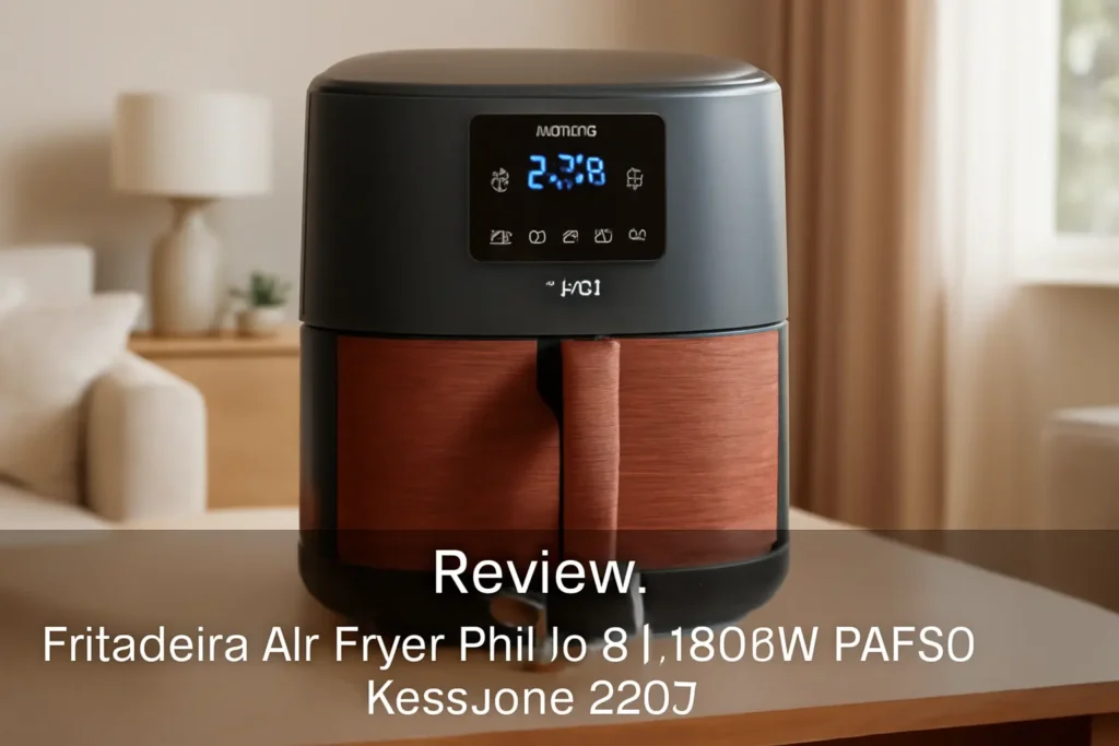 Fritadeira Air Fryer Philco 9L 1800W PAF90 Redstone 220V: Potência e Praticidade para Sua Cozinha