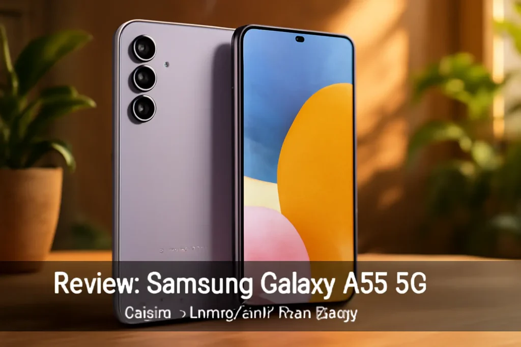 Samsung Galaxy A55 5G: Câmera Avançada e Tela Fluida