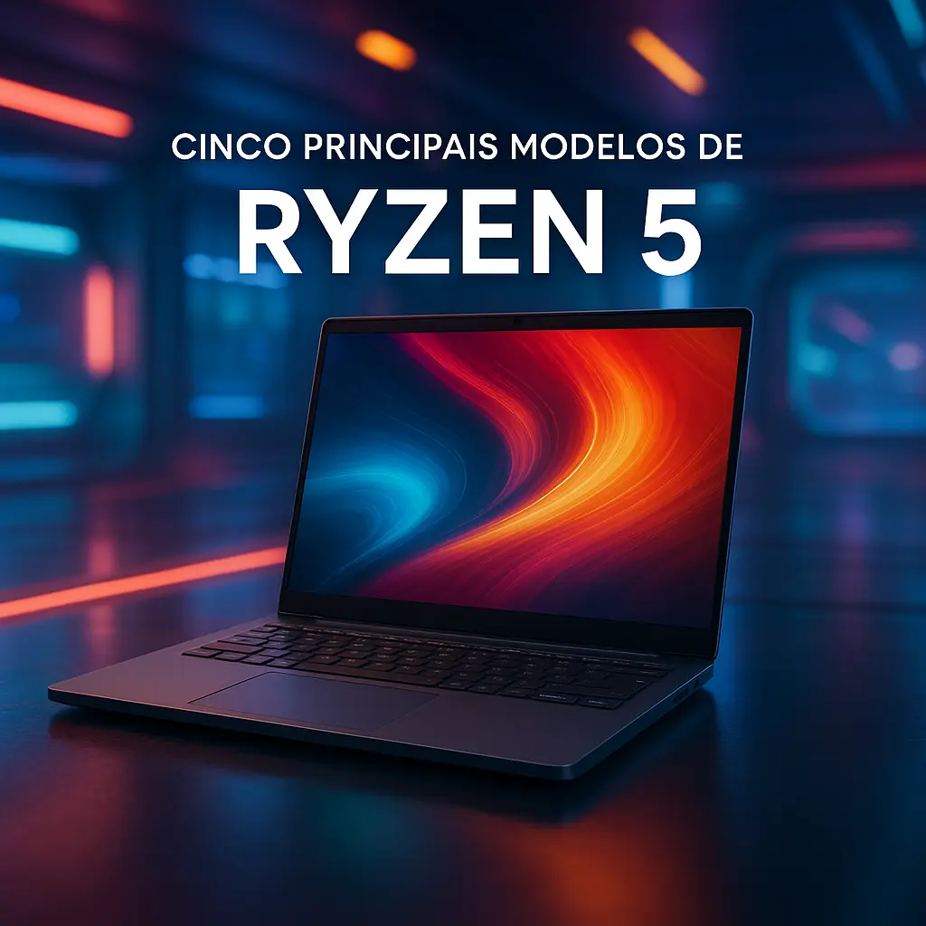Cinco Principais Modelos de notebook Ryzen 5