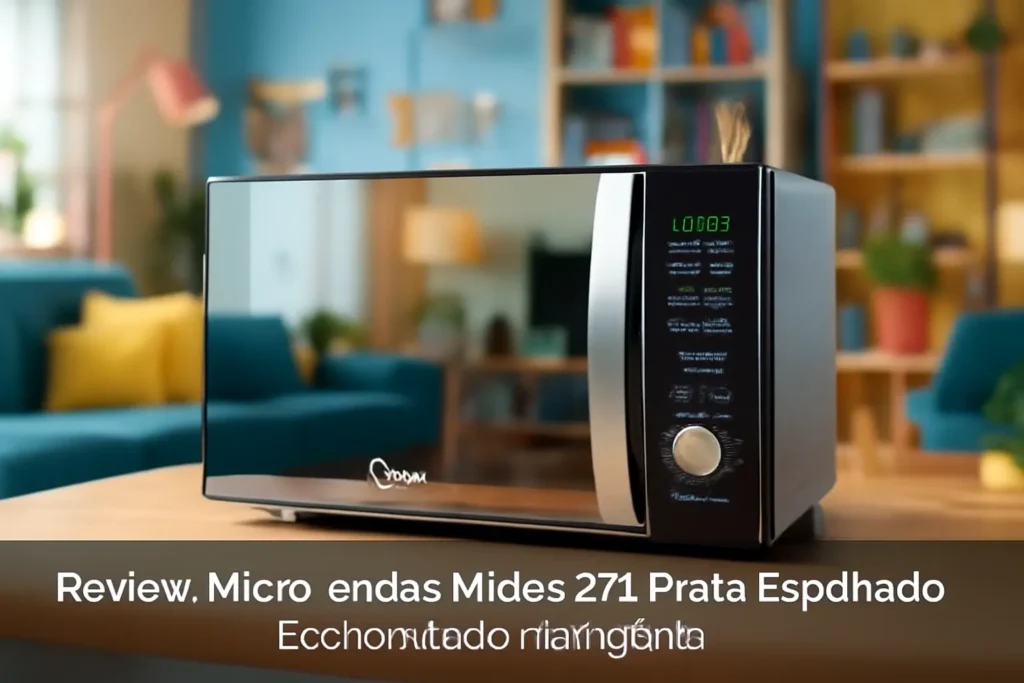 Micro-ondas Midea 27L Prata Espelhado: Econômico e Inteligente