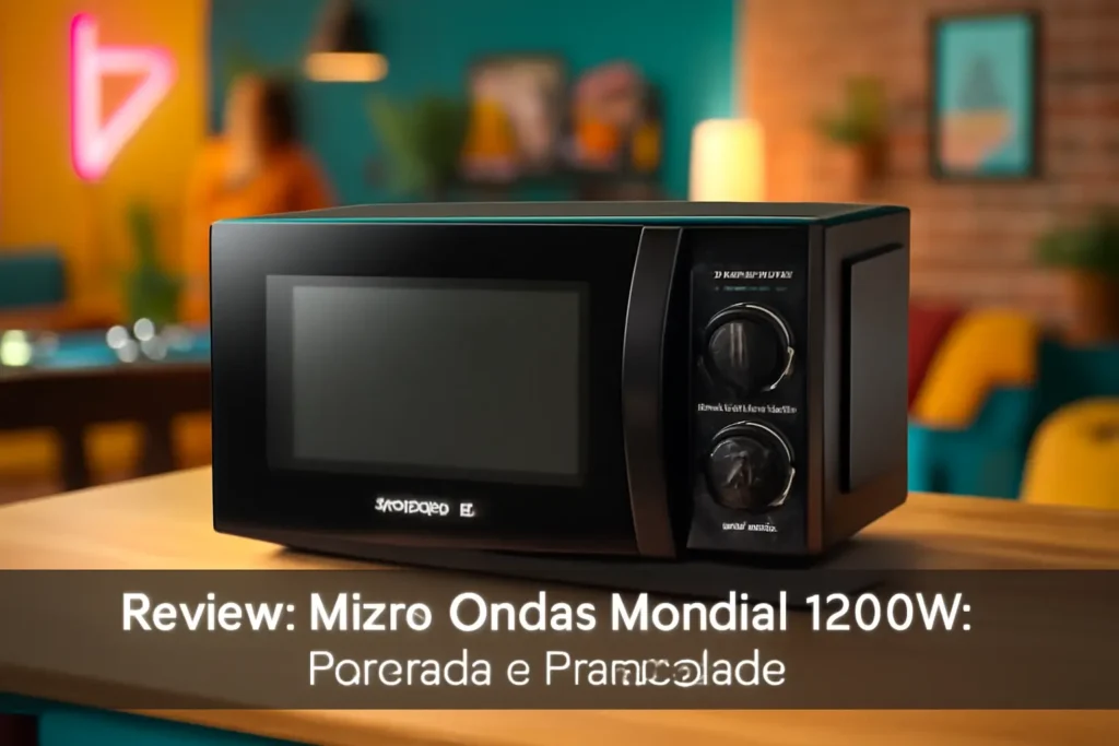 Micro-Ondas Mondial 1200W: Potência e Praticidade