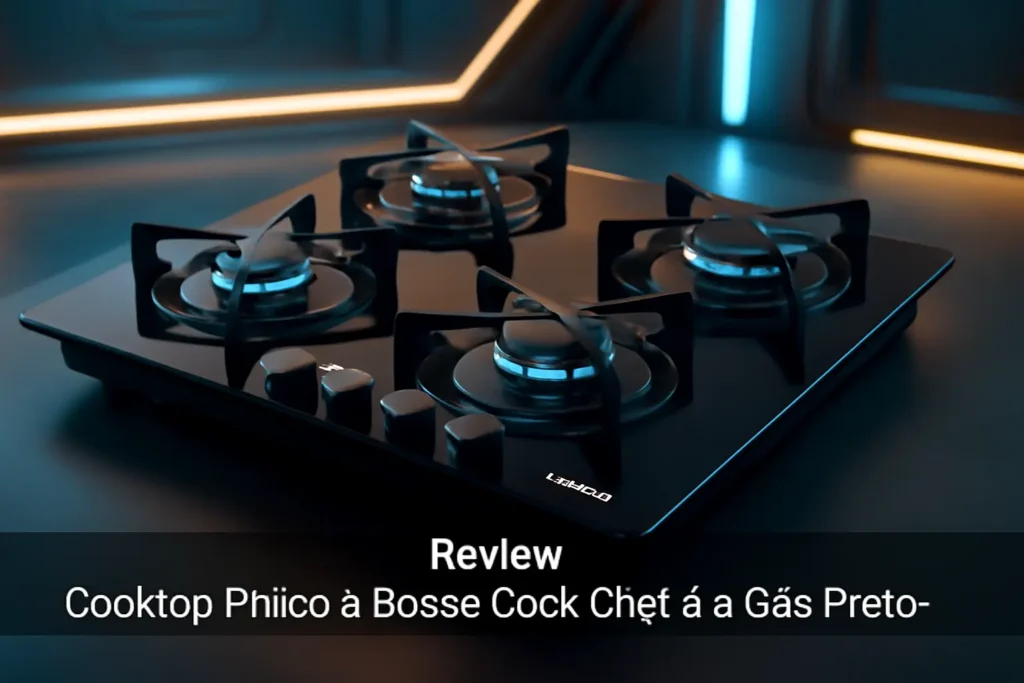 Cooktop Philco 4 Bocas Cook Chef 4 à Gás Preto - Bivolt