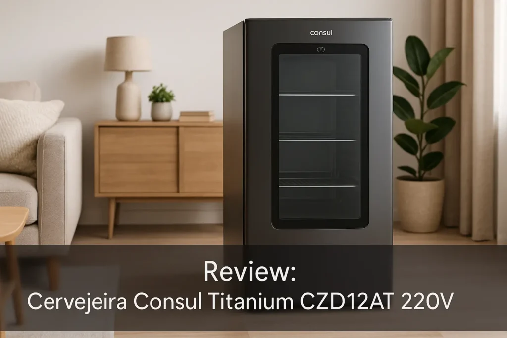 Cervejeira Consul Titanium CZD12AT 220V: Design, Silêncio e Performance