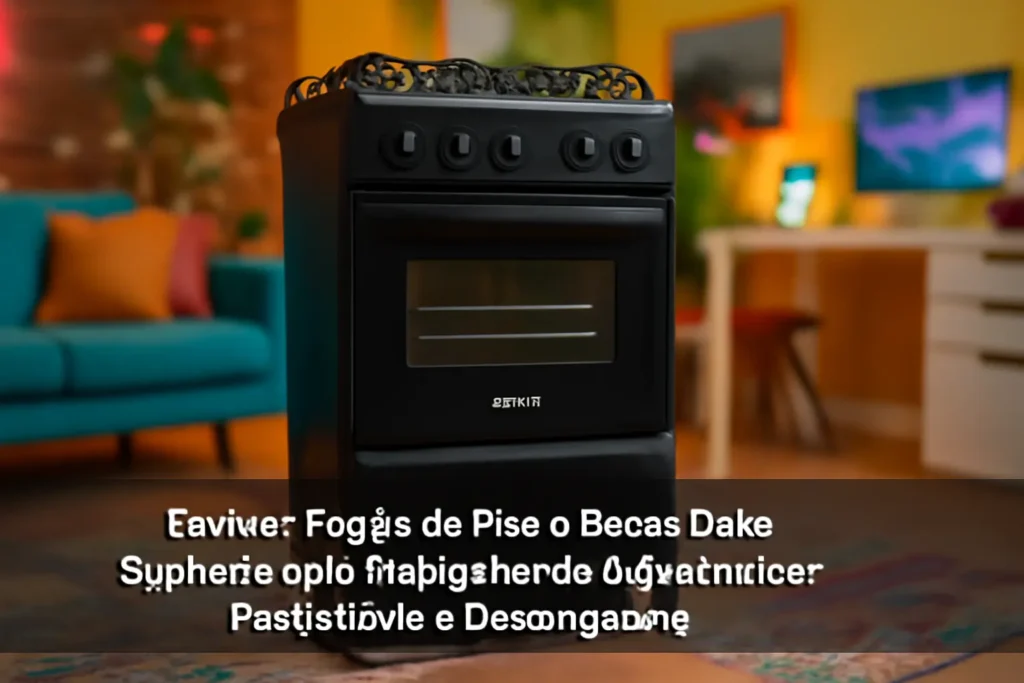Fogão de Piso 4 Bocas Dako Supreme com Acendimento Automático: Praticidade e Desempenho