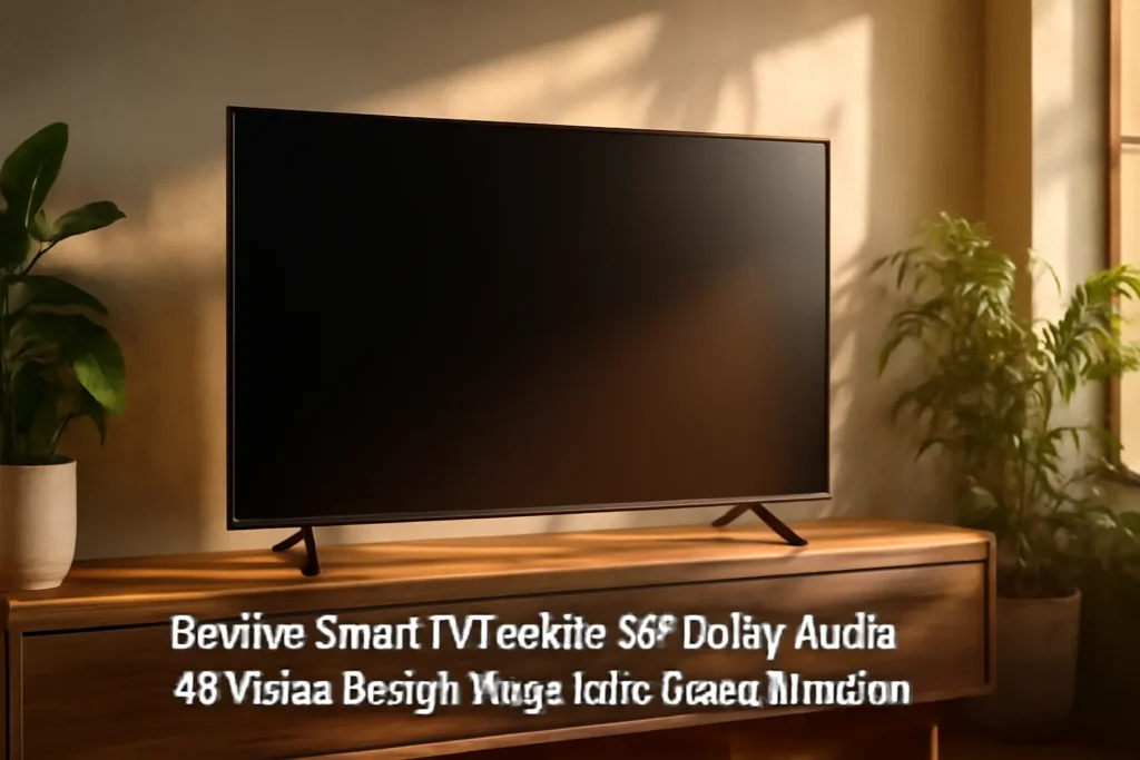 Smart TV Toshiba 50" Dolby Audio 4K Vidaa: Design Elegante e Áudio Imersivo