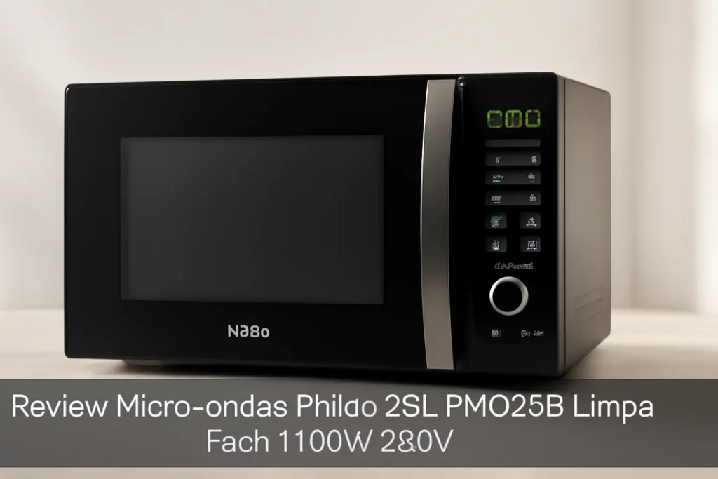 Micro-ondas Philco 25L PMO28B Limpa Fácil 1100W 220V: Potência e Design Moderno