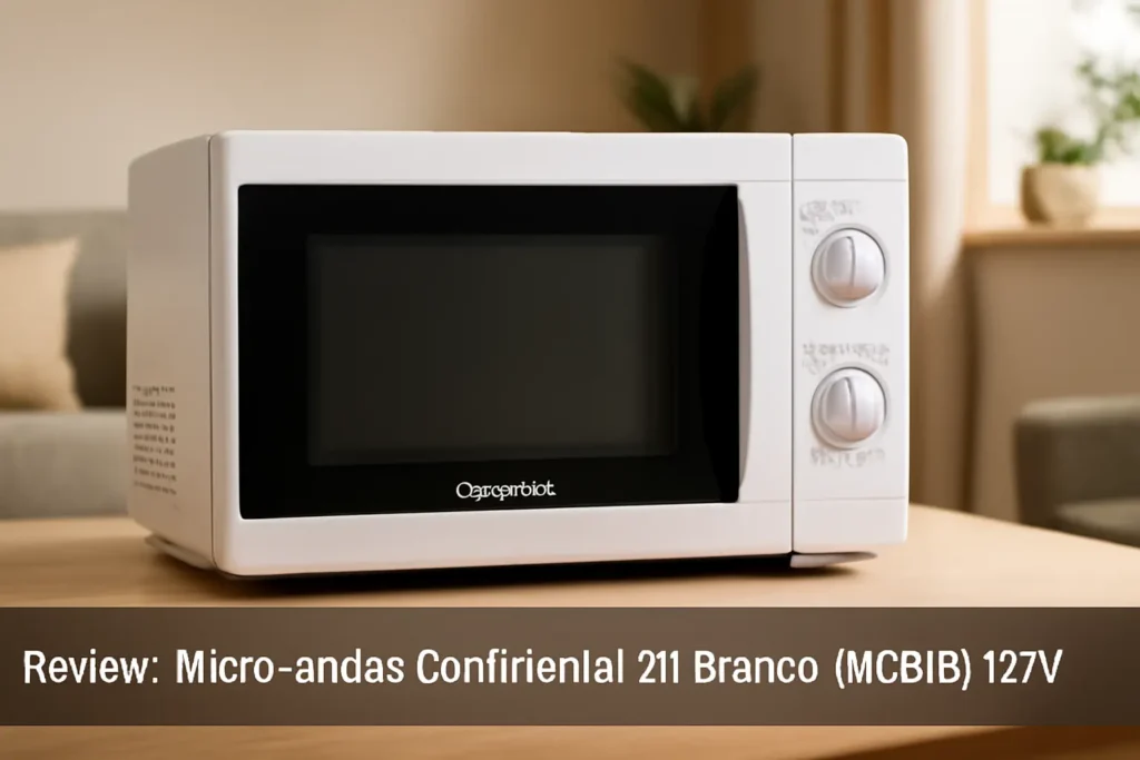 Micro-ondas Continental 21L Branco (MC21B) 127V: Praticidade e Design para Sua Cozinha