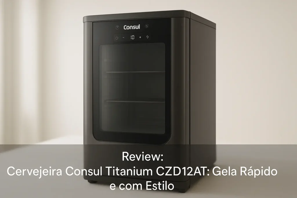 Cervejeira Consul Titanium CZD12AT: Gela Rápido e com Estilo