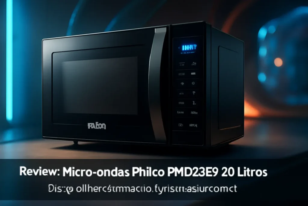 Micro-ondas Philco PMO23EB 20 Litros: Design e Funcionalidade para Sua Cozinha