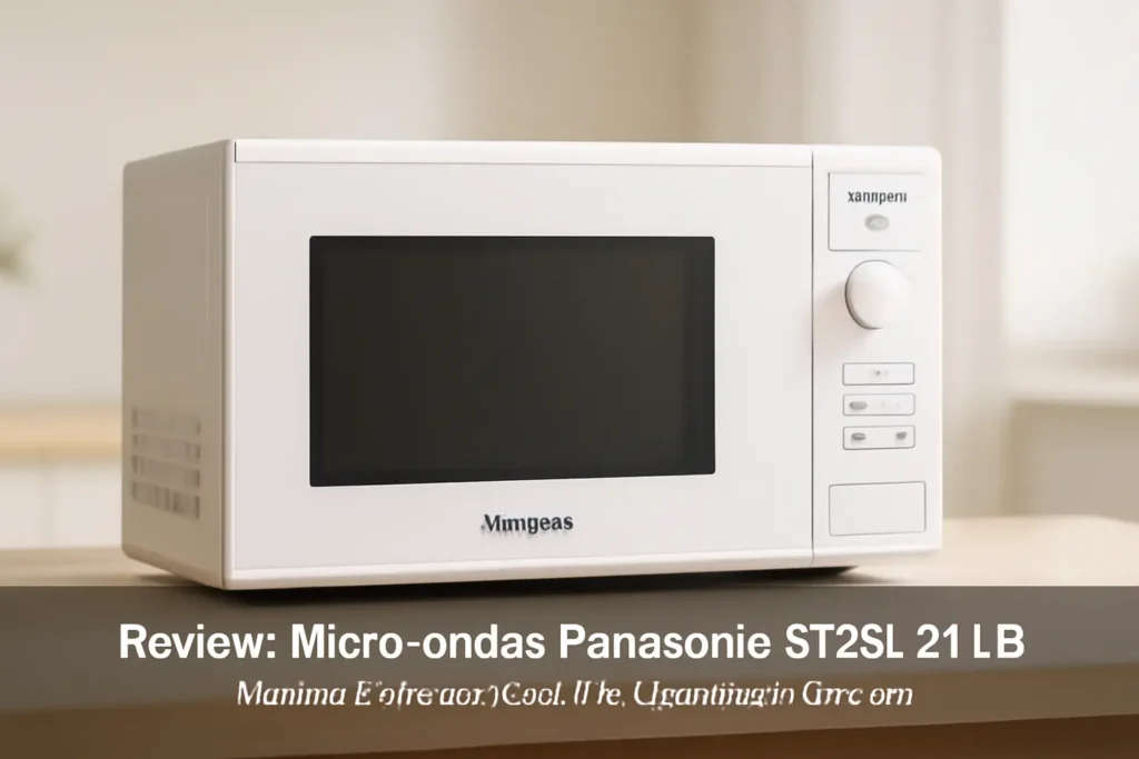 Micro-ondas Panasonic ST25L 21L Branco: Potência e Inovação para Sua Cozinha