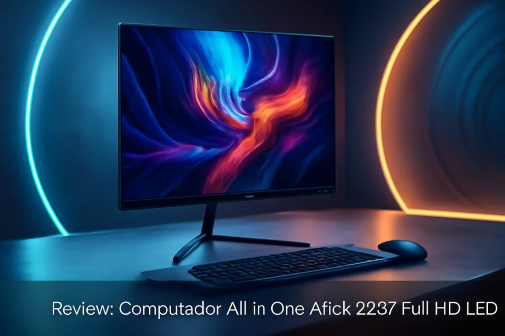 Computador All in One Aitek 23.8" Full HD LED 75Hz Intel Core i5 512GB SSD 8GB RAM USB HDMI - Para Trabalho e Entretenimento