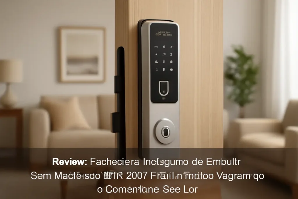 Fechadura Inteligente de Embutir Sem Maçaneta MFR 7001 Prata Intelbras: Segurança e Conforto no Seu Lar