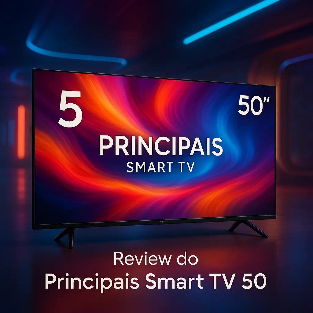Principais 5 TV 50 polegadas smart